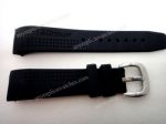 Tag Heuer Black Rubber Band 22x20mm Replacement Replica Watch Bands